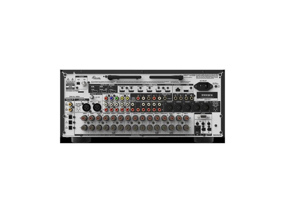 DRX-8.4 11.4 Channel Network AV Receiver - rear panel