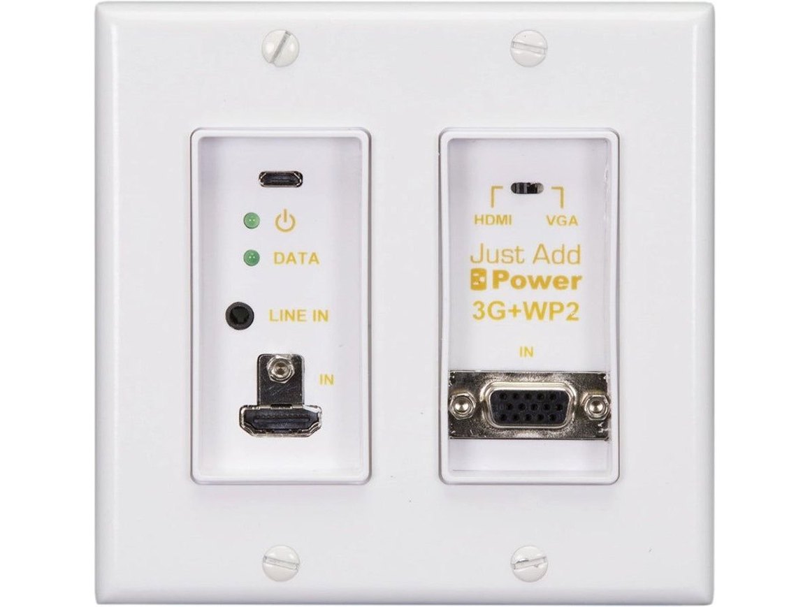 VBS-HDIP-717WP2-WHITE 3G+ WP2 Wallplate Transmitter (White)