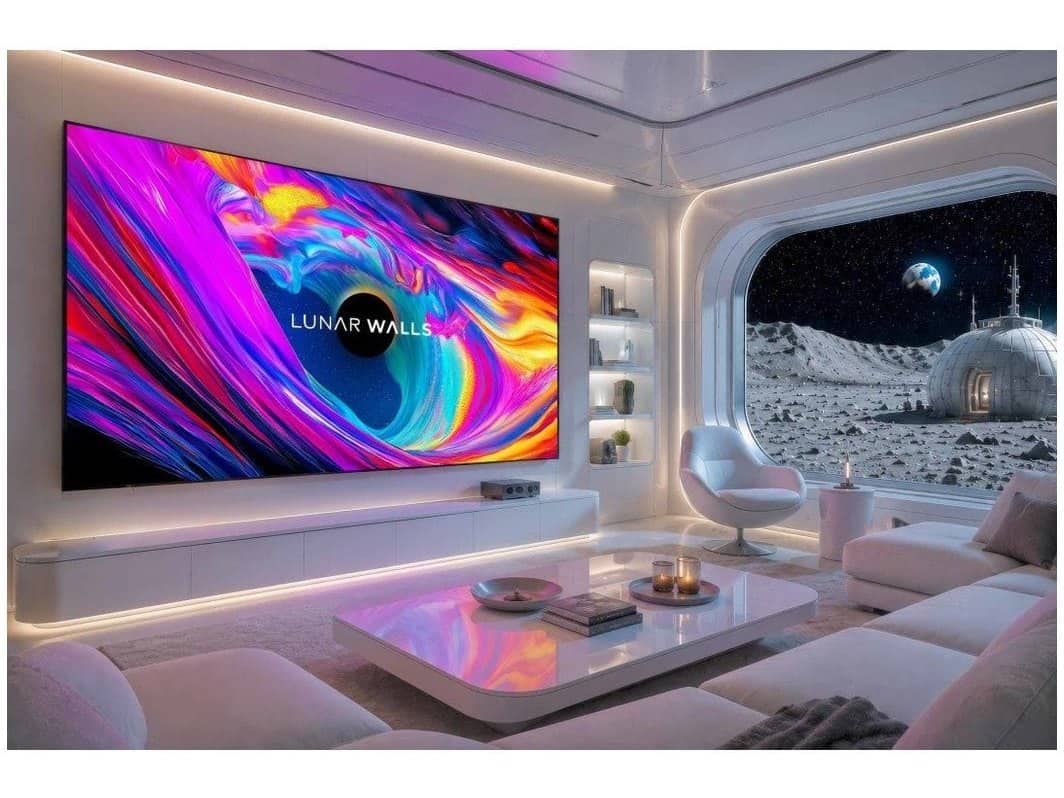 LP3070712S Phase 3840 190" 16:9 Widescreen Video Wall (1.2mm) - installed view