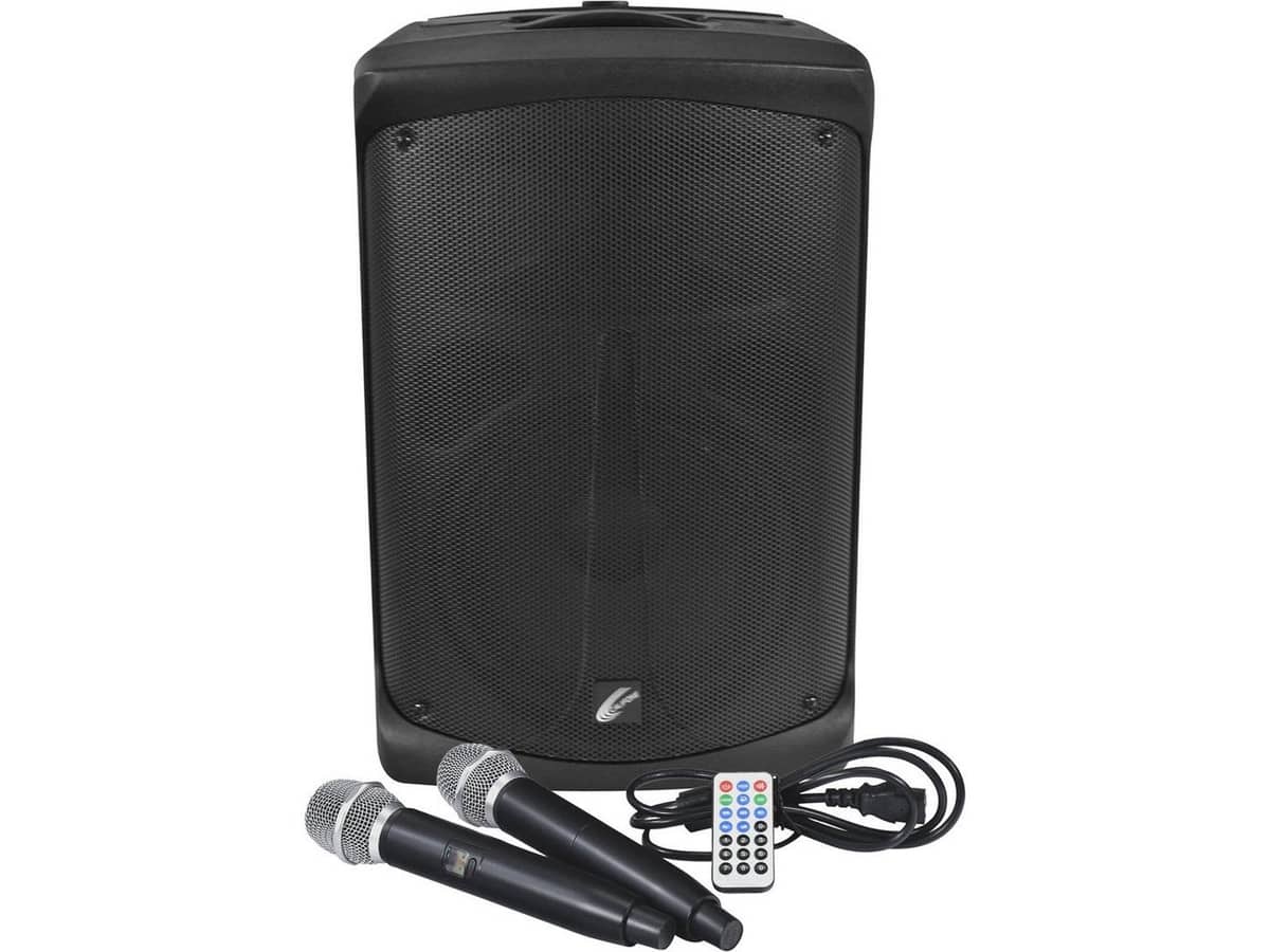 Califone PA21-EDU Portable PA System with Bluetooth and 2 Handheld Wireless Microphones