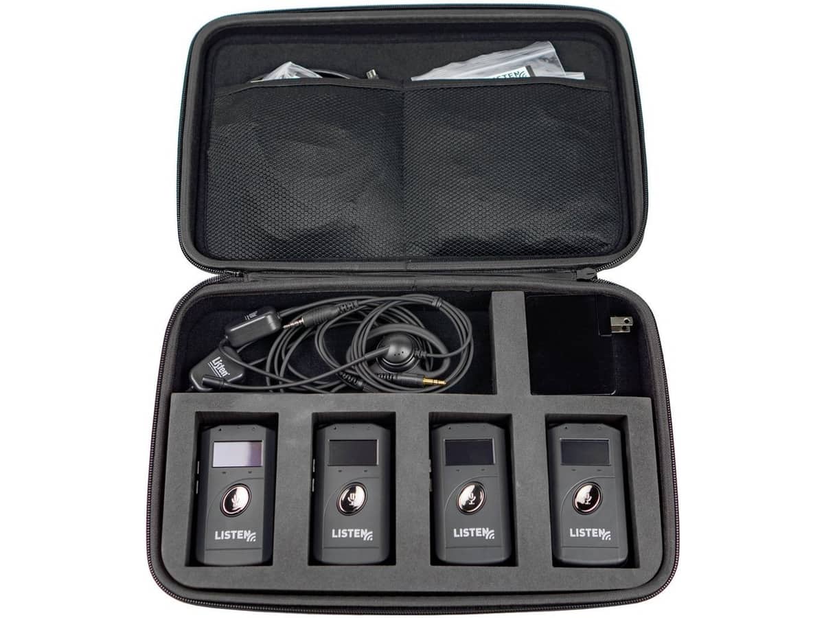 Listen Tech LKS-4 ListenTALK Portable ADA Kit (4 Person)