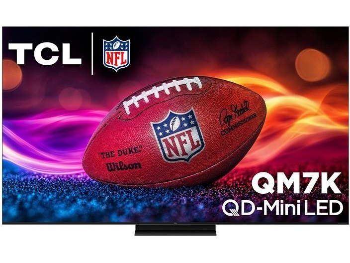 QM7K Series 55"-115" QD-Mini LED QLED 4K UHD Smart TV with Google TV - front view